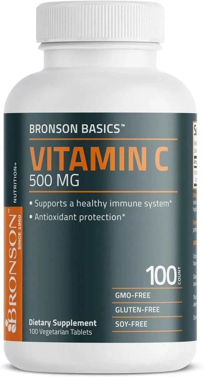 BRONSON - Bronson Vitamin C 500Mg. 100 Tabletas - The Red Vitamin MX - Suplementos Alimenticios - {{ shop.shopifyCountryName }}