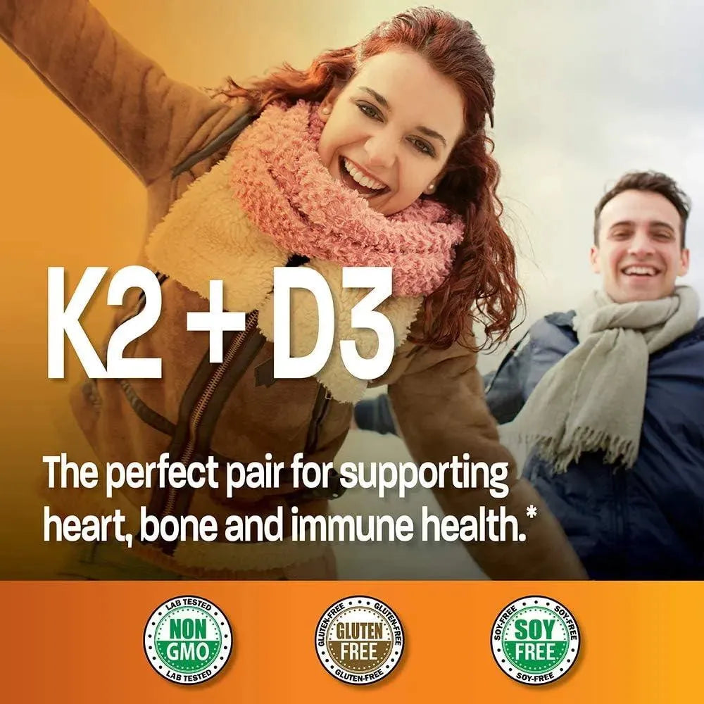 BRONSON - Bronson Vitamin K2 (MK7) with D3 120 Capsulas - The Red Vitamin MX - Suplementos Alimenticios - {{ shop.shopifyCountryName }}