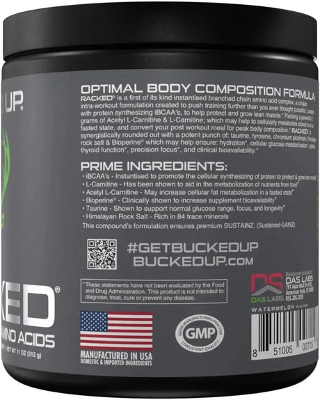 BUCKED UP - Bucked Up- BCAA RACKED Watermelon 30 Servicios 289Gr. - The Red Vitamin MX - Suplementos Alimenticios - {{ shop.shopifyCountryName }}
