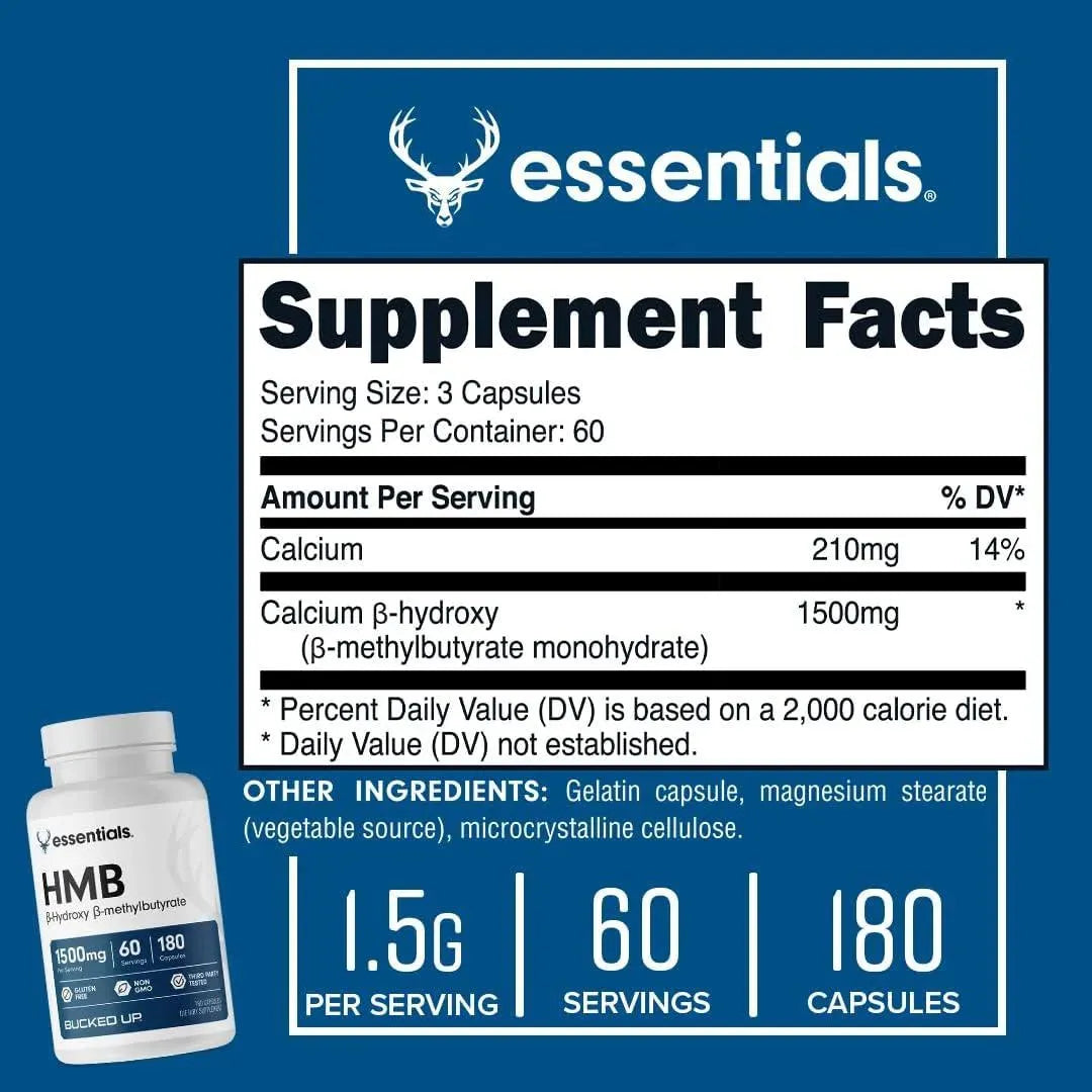 BUCKED UP - Bucked Up HMB 1500Mg. 180 Capsulas - The Red Vitamin MX - Suplementos Alimenticios - {{ shop.shopifyCountryName }}