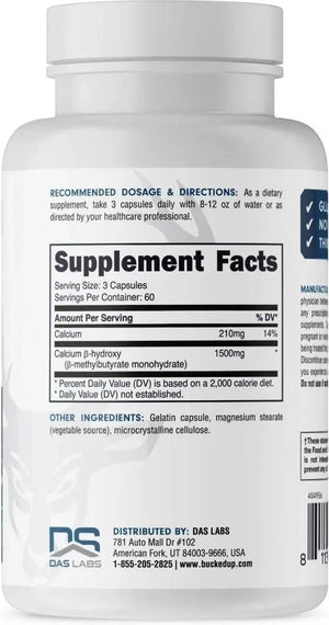 BUCKED UP - Bucked Up HMB 1500Mg. 180 Capsulas - The Red Vitamin MX - Suplementos Alimenticios - {{ shop.shopifyCountryName }}