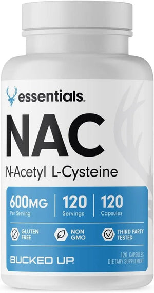 BUCKED UP - Bucked Up NAC N-Acetyl Cysteine 600Mg. 120 Capsulas - The Red Vitamin MX - Suplementos Alimenticios - {{ shop.shopifyCountryName }}