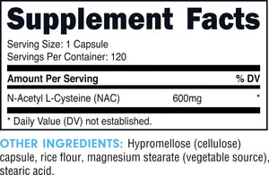 BUCKED UP - Bucked Up NAC N-Acetyl Cysteine 600Mg. 120 Capsulas - The Red Vitamin MX - Suplementos Alimenticios - {{ shop.shopifyCountryName }}