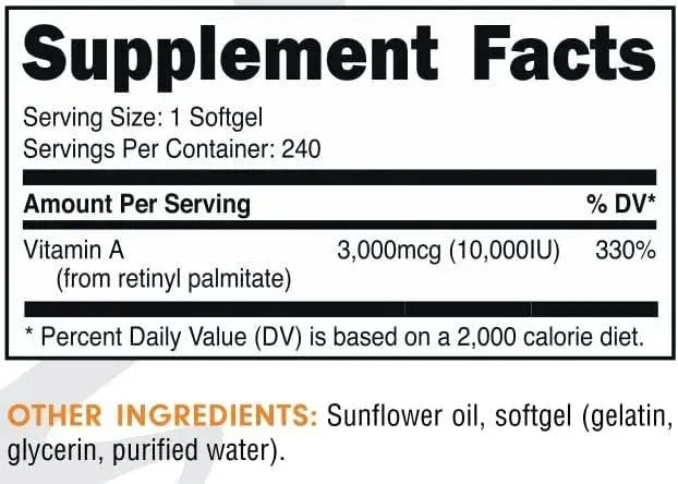 BUCKED UP - Bucked Up Vitamin A 10000IU 240 Capsulas Blandas - The Red Vitamin MX - Suplementos Alimenticios - {{ shop.shopifyCountryName }}