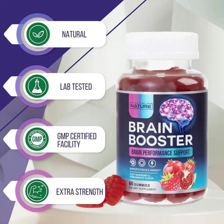 BUILT BY NATURE - Built by Nature Brain Booster Gummies 60 Gomitas - The Red Vitamin MX - Suplementos Alimenticios - {{ shop.shopifyCountryName }}
