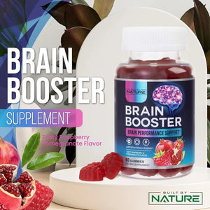 BUILT BY NATURE - Built by Nature Brain Booster Gummies 60 Gomitas - The Red Vitamin MX - Suplementos Alimenticios - {{ shop.shopifyCountryName }}