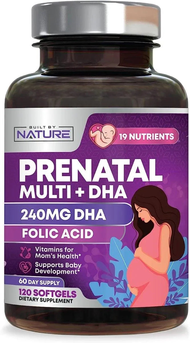 BUILT BY NATURE - Built by Nature Prenatal Multivitamin 120 Capsulas Blandas - The Red Vitamin MX - Suplementos Alimenticios - {{ shop.shopifyCountryName }}