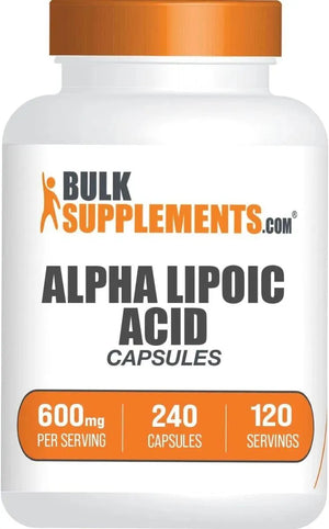 BULK SUPPLEMENTS - Bulk Supplements Alpha Lipoic Acid 600Mg. 240 Capsulas - The Red Vitamin MX - Suplementos Alimenticios - {{ shop.shopifyCountryName }}