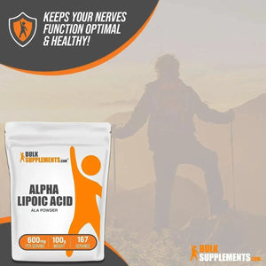 BULK SUPPLEMENTS - Bulk Supplements Alpha Lipoic Acid Powder 167 Servicios 100Gr. - The Red Vitamin MX - Suplementos Alimenticios - {{ shop.shopifyCountryName }}