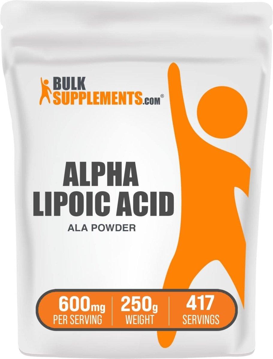 BULK SUPPLEMENTS - Bulk Supplements Alpha Lipoic Acid Powder 417 Servicios 250Gr. - The Red Vitamin MX - Suplementos Alimenticios - {{ shop.shopifyCountryName }}