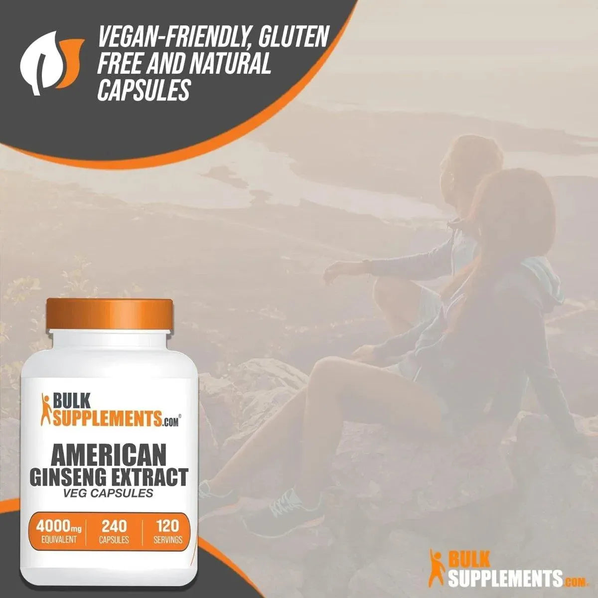 BULK SUPPLEMENTS - Bulk Supplements American Ginseng 4000Mg. 240 Capsulas - The Red Vitamin MX - Suplementos Alimenticios - {{ shop.shopifyCountryName }}