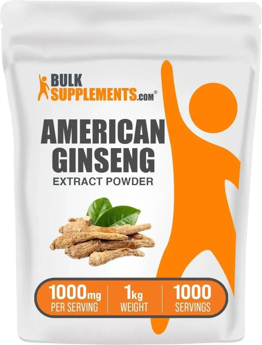 BULK SUPPLEMENTS - Bulk Supplements American Ginseng Extract Powder 1 Kg. - The Red Vitamin MX - Suplementos Alimenticios - {{ shop.shopifyCountryName }}