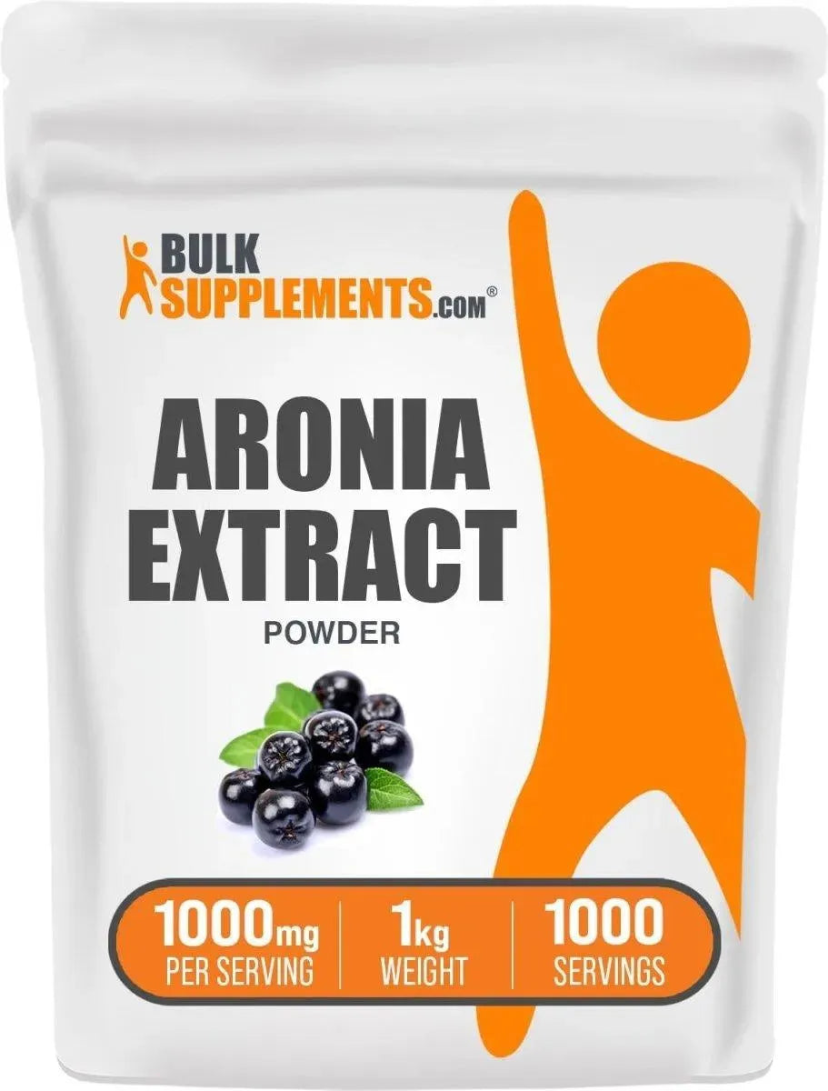 BULK SUPPLEMENTS - Bulk Supplements Aronia Extract Powder 1 Kg. - The Red Vitamin MX - Suplementos Alimenticios - {{ shop.shopifyCountryName }}