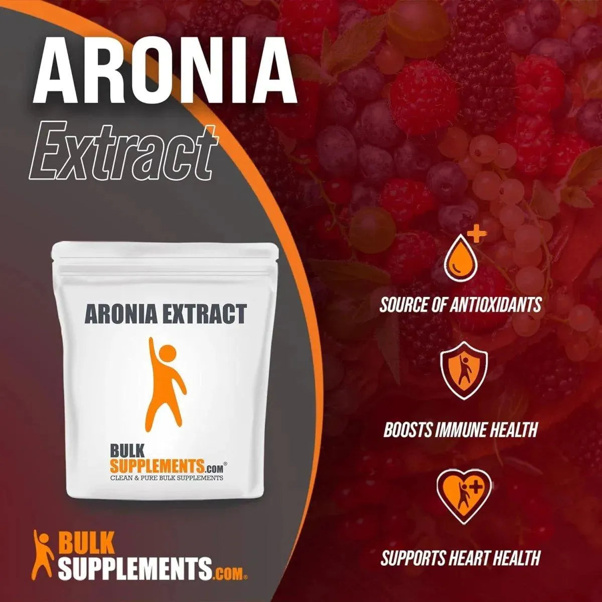 BULK SUPPLEMENTS - Bulk Supplements Aronia Extract Powder 1 Kg. - The Red Vitamin MX - Suplementos Alimenticios - {{ shop.shopifyCountryName }}