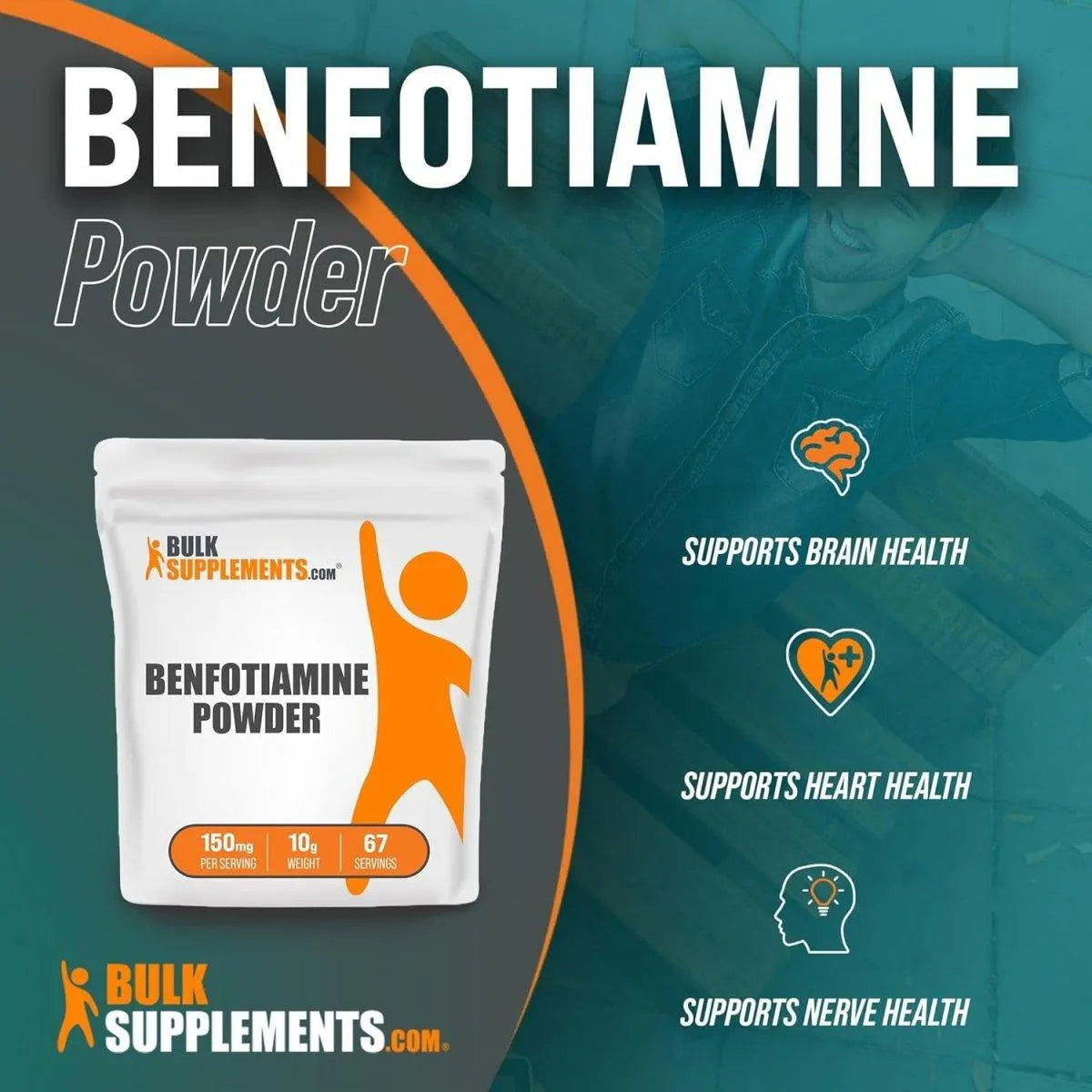 BULK SUPPLEMENTS - Bulk Supplements Benfotiamine Powder 10Gr. - The Red Vitamin MX - Suplementos Alimenticios - {{ shop.shopifyCountryName }}