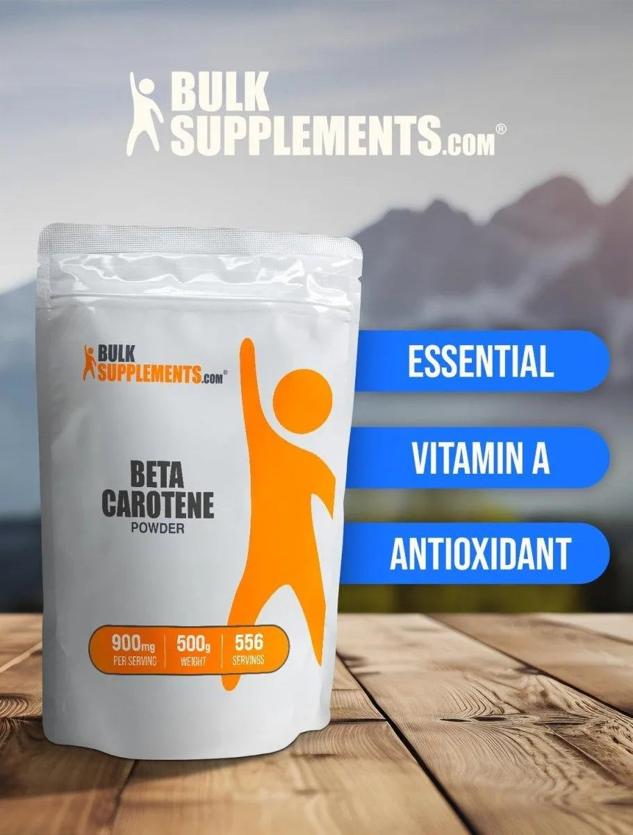 BULK SUPPLEMENTS - Bulk Supplements Beta Carotene Powder 500Gr. - The Red Vitamin MX - Suplementos Alimenticios - {{ shop.shopifyCountryName }}