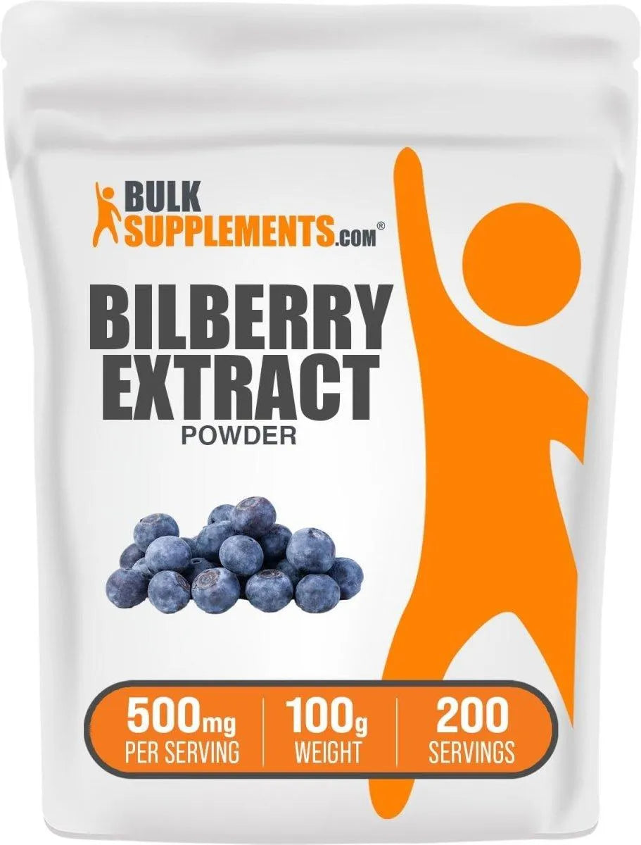 BULK SUPPLEMENTS - Bulk Supplements Bilberry Extract Powder 100Gr. - The Red Vitamin MX - Suplementos Alimenticios - {{ shop.shopifyCountryName }}