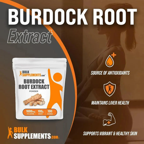 BULK SUPPLEMENTS - Bulk Supplements Burdock Root Extract Powder 100Gr. - The Red Vitamin MX - Suplementos Alimenticios - {{ shop.shopifyCountryName }}