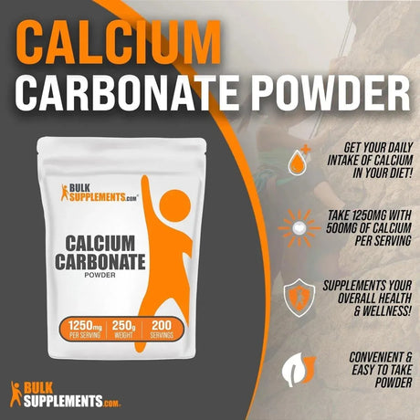 BULK SUPPLEMENTS - Bulk Supplements Calcium Carbonate Powder 250Gr. - The Red Vitamin MX - Suplementos Alimenticios - {{ shop.shopifyCountryName }}
