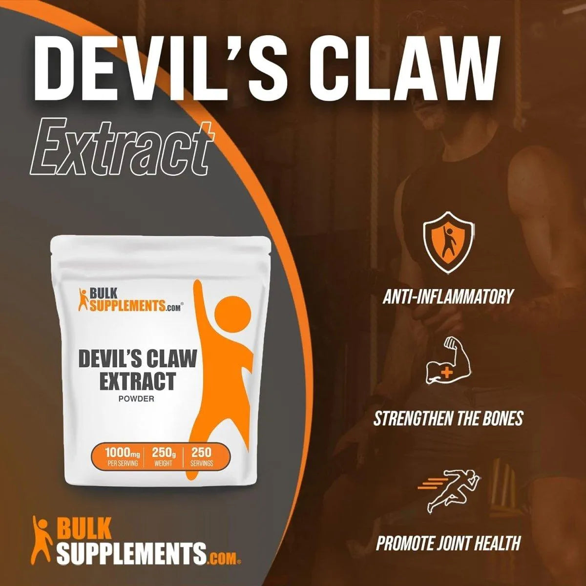 BULK SUPPLEMENTS - Bulk Supplements Devil's Claw Extract Powder 250Gr. - The Red Vitamin MX - Suplementos Alimenticios - {{ shop.shopifyCountryName }}