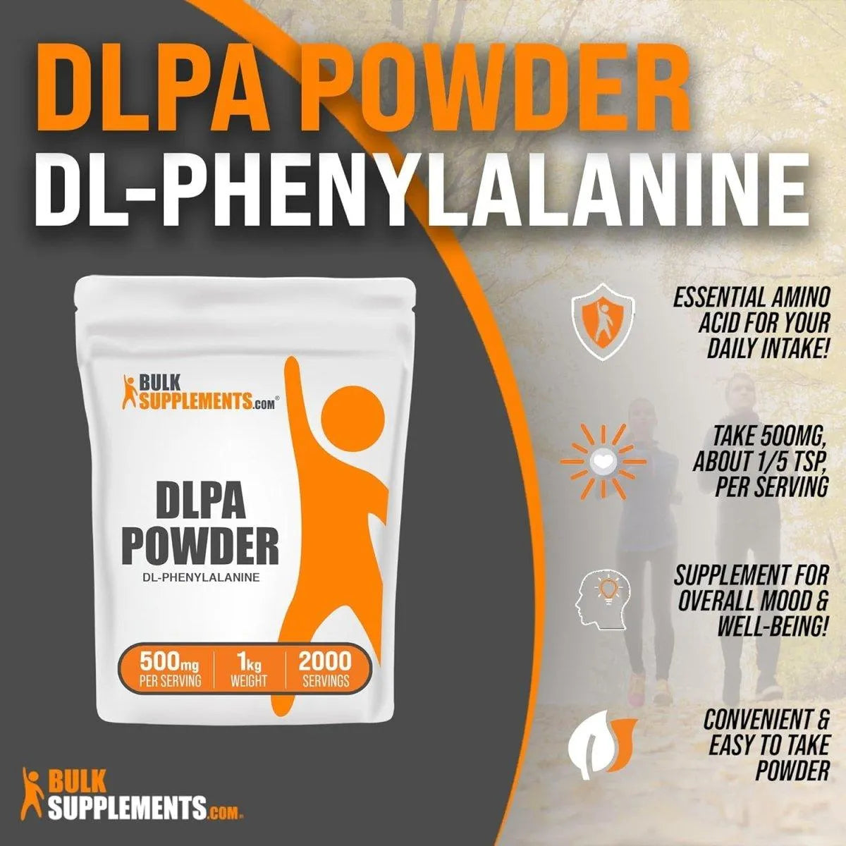 BULK SUPPLEMENTS - Bulk Supplements DL-Phenylalanine Powder 1 Kg. - The Red Vitamin MX - Suplementos Alimenticios - {{ shop.shopifyCountryName }}