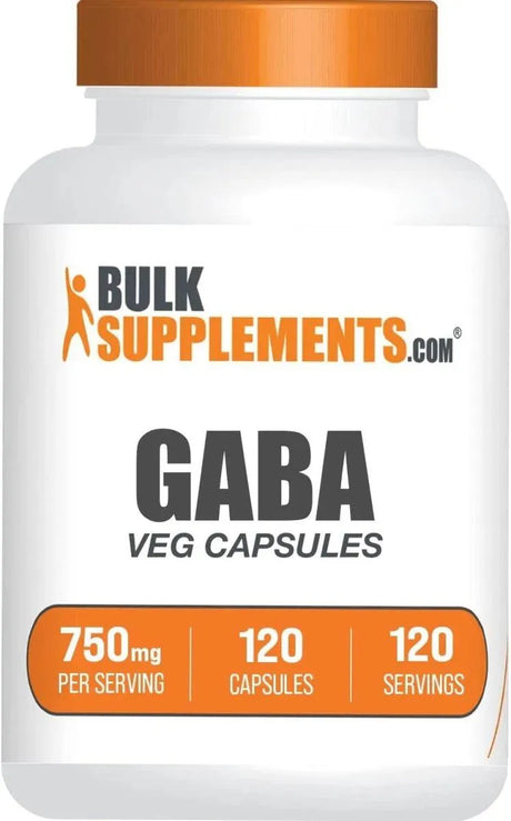 BULK SUPPLEMENTS - Bulk Supplements GABA 750Mg. 120 Capsulas - The Red Vitamin MX - Suplementos Alimenticios - {{ shop.shopifyCountryName }}