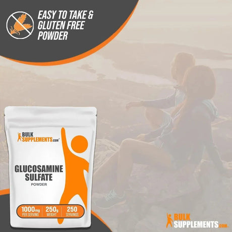 BULK SUPPLEMENTS - Bulk Supplements Glucosamine Sulfate Powder 250Gr. - The Red Vitamin MX - Suplementos Alimenticios - {{ shop.shopifyCountryName }}
