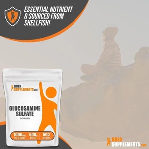 BULK SUPPLEMENTS - Bulk Supplements Glucosamine Sulfate Powder 500Gr. - The Red Vitamin MX - Suplementos Alimenticios - {{ shop.shopifyCountryName }}