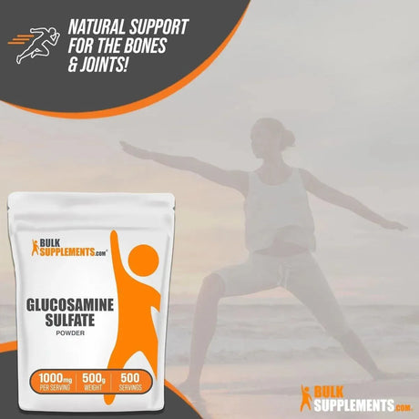 BULK SUPPLEMENTS - Bulk Supplements Glucosamine Sulfate Powder 500Gr. - The Red Vitamin MX - Suplementos Alimenticios - {{ shop.shopifyCountryName }}