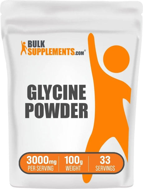 BULK SUPPLEMENTS - Bulk Supplements Glycine Powder 100Gr. - The Red Vitamin MX - Suplementos Alimenticios - {{ shop.shopifyCountryName }}