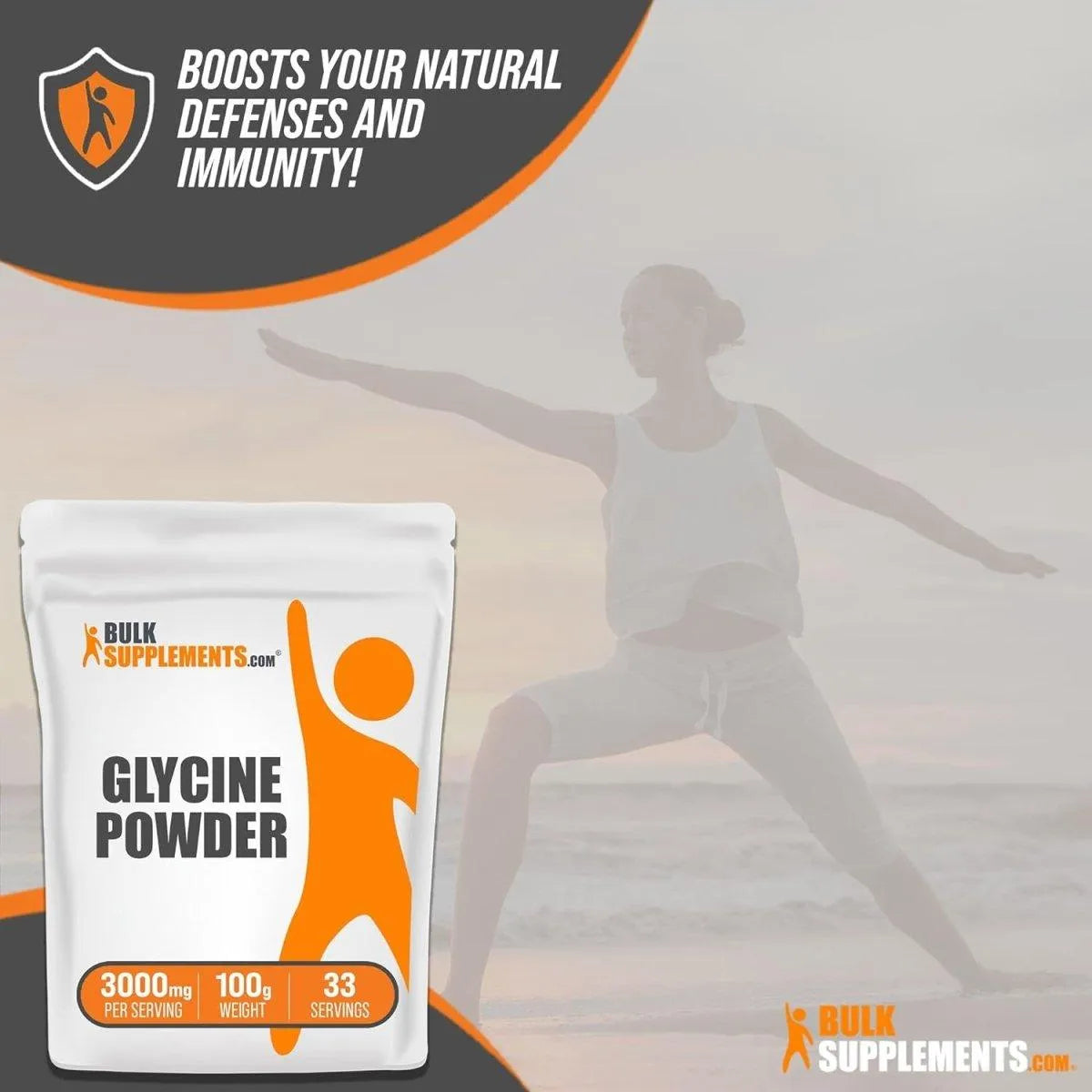 BULK SUPPLEMENTS - Bulk Supplements Glycine Powder 100Gr. - The Red Vitamin MX - Suplementos Alimenticios - {{ shop.shopifyCountryName }}