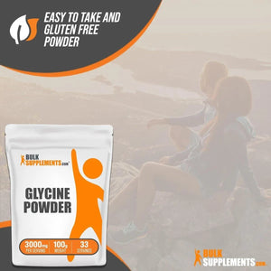 BULK SUPPLEMENTS - Bulk Supplements Glycine Powder 100Gr. - The Red Vitamin MX - Suplementos Alimenticios - {{ shop.shopifyCountryName }}