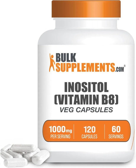 BULK SUPPLEMENTS - Bulk Supplements Inotisol 1000Mg. 120 Capsulas - The Red Vitamin MX - Suplementos Alimenticios - {{ shop.shopifyCountryName }}