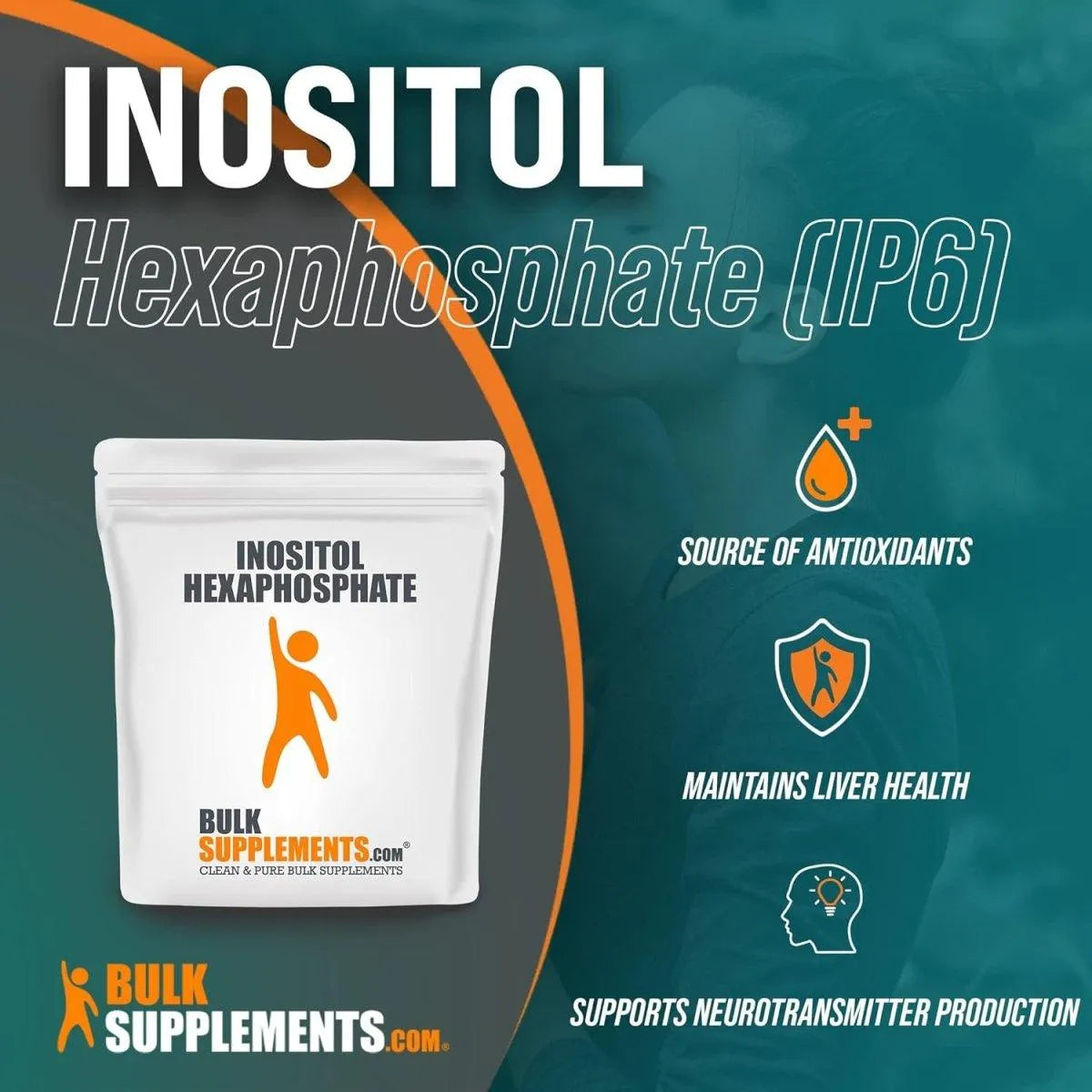 BULK SUPPLEMENTS - Bulk Supplements IP6 Powder Inositol Hexaphosphate 100Gr. - The Red Vitamin MX - Suplementos Alimenticios - {{ shop.shopifyCountryName }}