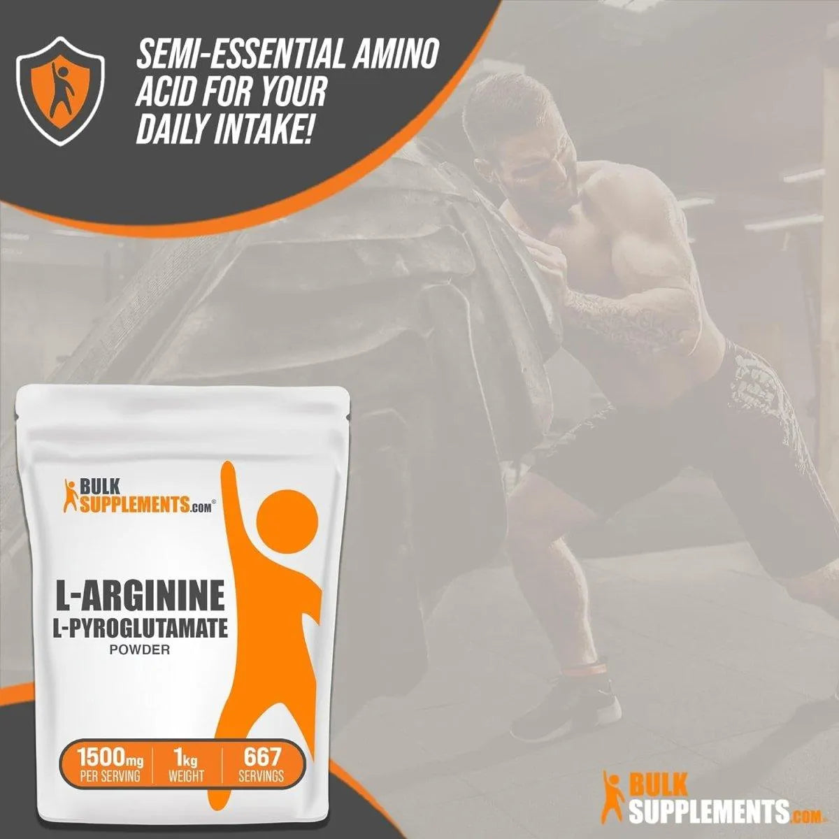 BULK SUPPLEMENTS - Bulk Supplements L-Arginine L-Pyroglutamate Powder 250Gr. - The Red Vitamin MX - Suplementos Alimenticios - {{ shop.shopifyCountryName }}