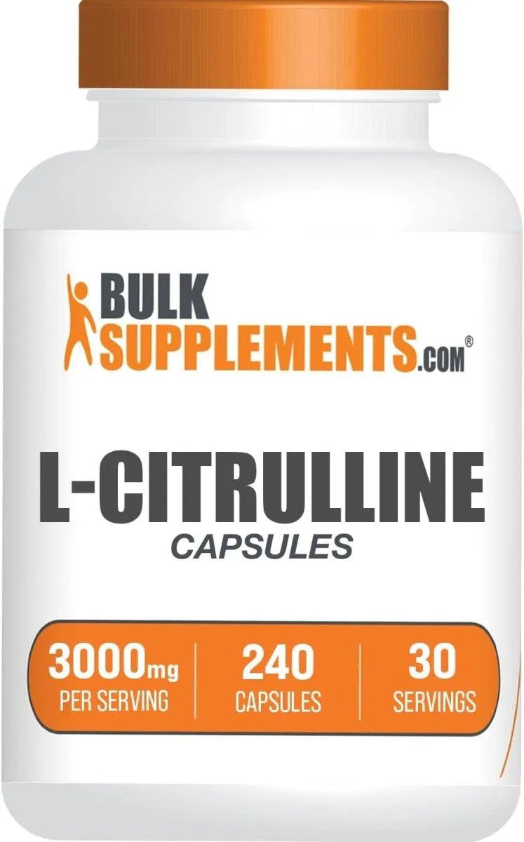 BULK SUPPLEMENTS - Bulk Supplements L-Citrulline 3000Mg. 240 Capsulas - The Red Vitamin MX - Suplementos Alimenticios - {{ shop.shopifyCountryName }}