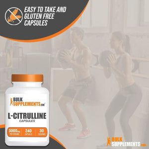 BULK SUPPLEMENTS - Bulk Supplements L-Citrulline 3000Mg. 240 Capsulas - The Red Vitamin MX - Suplementos Alimenticios - {{ shop.shopifyCountryName }}