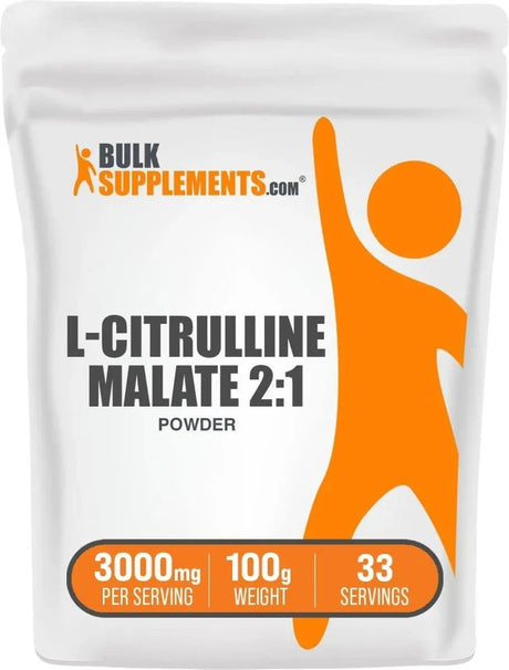 BULK SUPPLEMENTS - Bulk Supplements L-Citrulline Malate 2:1 Powder 100Gr. - The Red Vitamin MX - Suplementos Alimenticios - {{ shop.shopifyCountryName }}