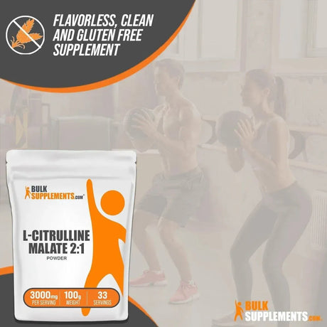 BULK SUPPLEMENTS - Bulk Supplements L-Citrulline Malate 2:1 Powder 100Gr. - The Red Vitamin MX - Suplementos Alimenticios - {{ shop.shopifyCountryName }}