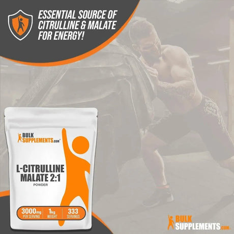 BULK SUPPLEMENTS - Bulk Supplements L-Citrulline Malate 2:1 Powder 1Kg. - The Red Vitamin MX - Suplementos Alimenticios - {{ shop.shopifyCountryName }}