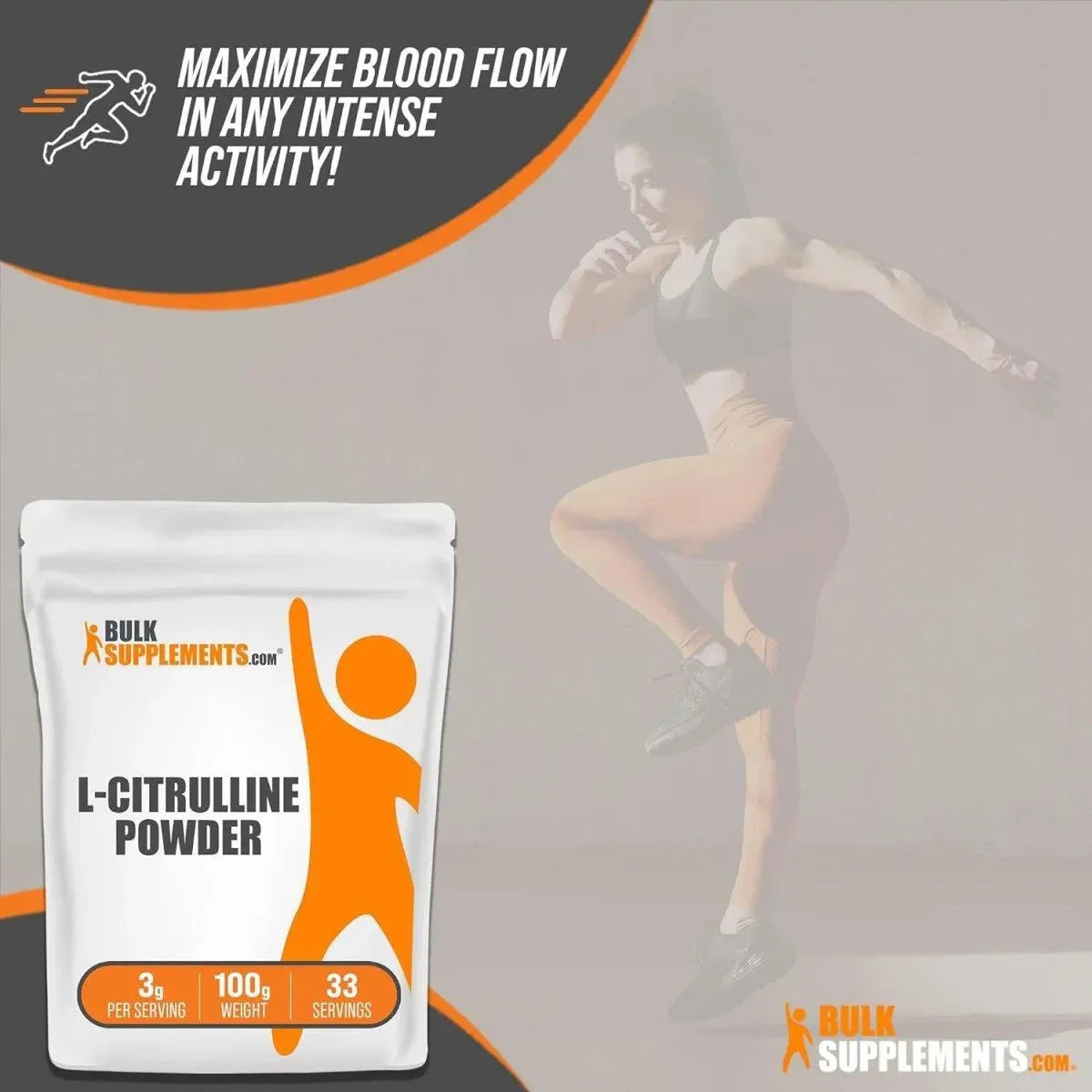 BULK SUPPLEMENTS - Bulk Supplements L-Citrulline Powder 100Gr. - The Red Vitamin MX - Suplementos Alimenticios - {{ shop.shopifyCountryName }}