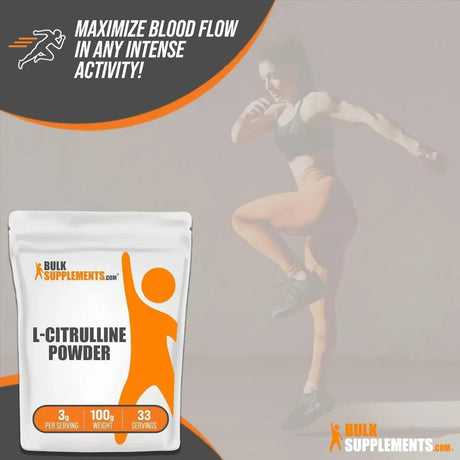 BULK SUPPLEMENTS - Bulk Supplements L-Citrulline Powder 100Gr. - The Red Vitamin MX - Suplementos Alimenticios - {{ shop.shopifyCountryName }}