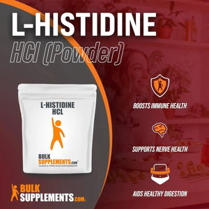 BULK SUPPLEMENTS - Bulk Supplements L-Histidine HCl Powder 100Gr. - The Red Vitamin MX - Suplementos Alimenticios - {{ shop.shopifyCountryName }}