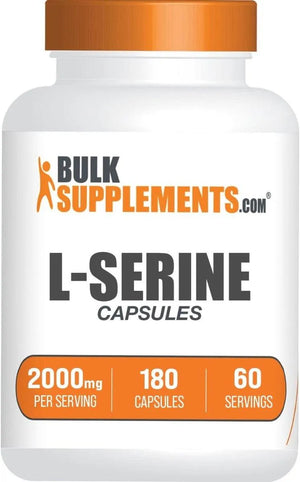 BULK SUPPLEMENTS - Bulk Supplements L-Serine 2000Mg. 180 Capsulas - The Red Vitamin MX - Suplementos Alimenticios - {{ shop.shopifyCountryName }}