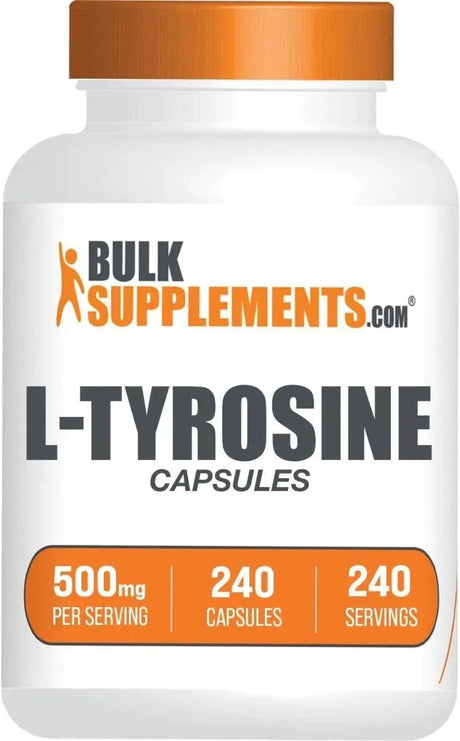 BULK SUPPLEMENTS - Bulk Supplements L-Tyrosine 500Mg. 240 Capsulas - The Red Vitamin MX - Suplementos Alimenticios - {{ shop.shopifyCountryName }}