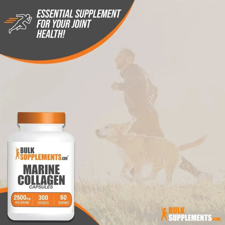 BULK SUPPLEMENTS - Bulk Supplements Marine Collagen 2500Mg. 300 Capsulas - The Red Vitamin MX - Suplementos Alimenticios - {{ shop.shopifyCountryName }}