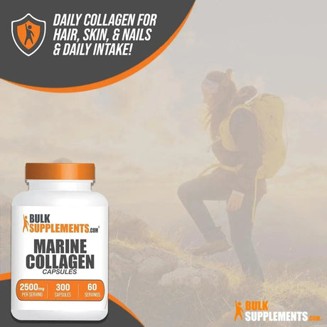 BULK SUPPLEMENTS - Bulk Supplements Marine Collagen 2500Mg. 300 Capsulas - The Red Vitamin MX - Suplementos Alimenticios - {{ shop.shopifyCountryName }}