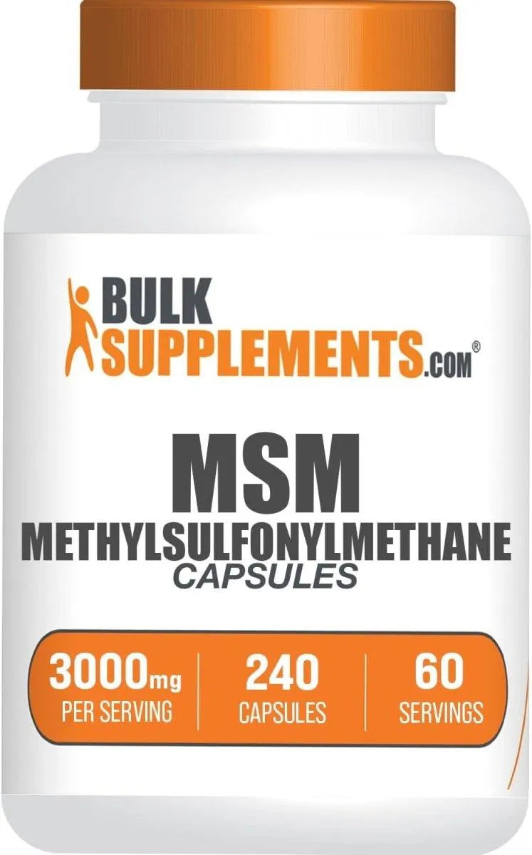 BULK SUPPLEMENTS - Bulk Supplements MSM 3000Mg. 240 Capsulas - The Red Vitamin MX - Suplementos Alimenticios - {{ shop.shopifyCountryName }}