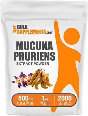 BULK SUPPLEMENTS - Bulk Supplements Mucuna Pruriens Extract Powder 1 Kg. - The Red Vitamin MX - Suplementos Alimenticios - {{ shop.shopifyCountryName }}