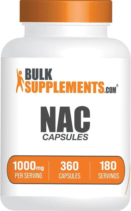 BULK SUPPLEMENTS - Bulk Supplements NAC 1000Mg. 360 Capsulas - The Red Vitamin MX - Suplementos Alimenticios - {{ shop.shopifyCountryName }}